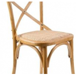 Cafe Cross Back Chair - Oak